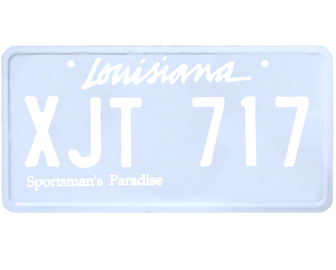 Louisiana License Plate Wrap Kit PlateWraps
