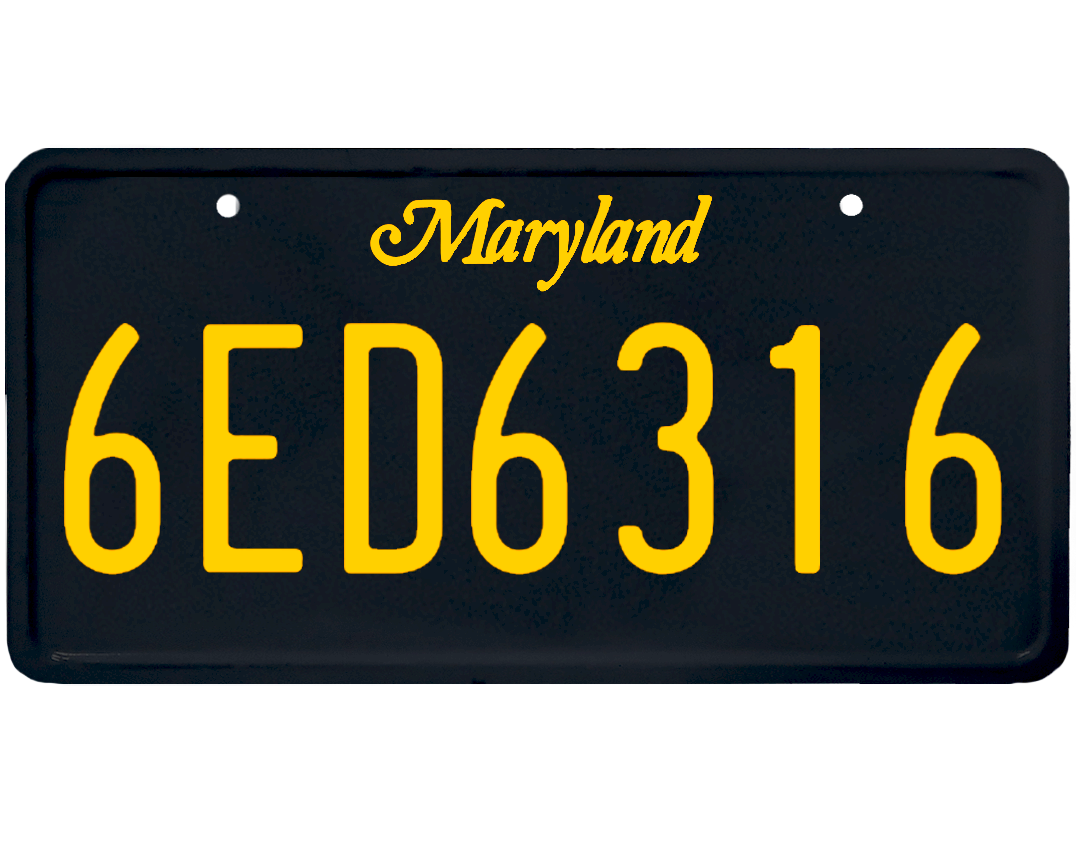 Maryland License Plate Wrap Kit PlateWraps