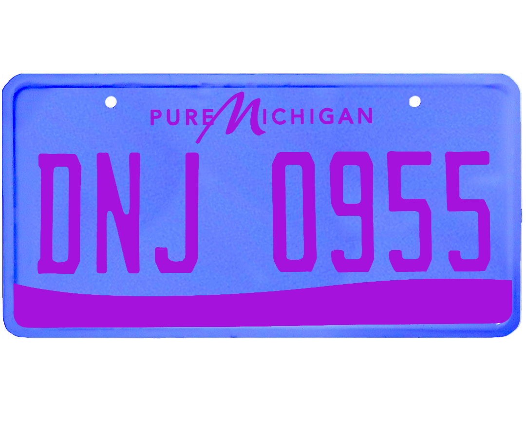 Michigan License Plate Wrap Kit