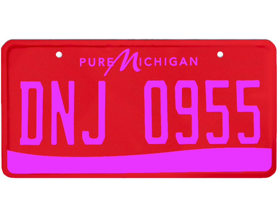 Michigan License Plate Wrap Kit