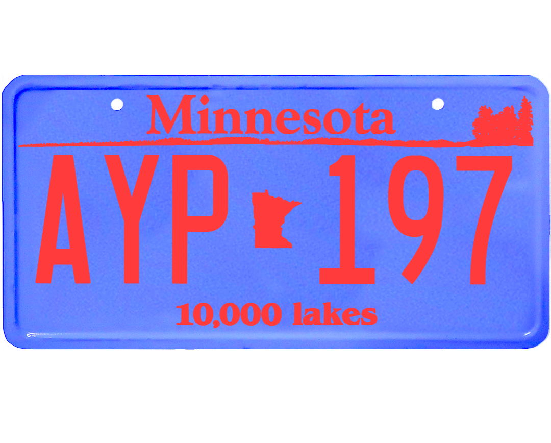 Minnesota License Plate Wrap Kit – PlateWraps