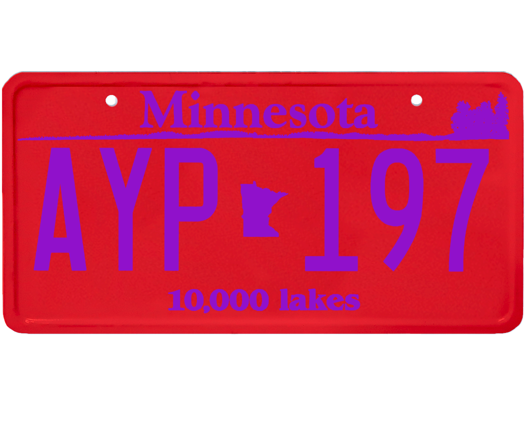 Minnesota License Plate Wrap Kit