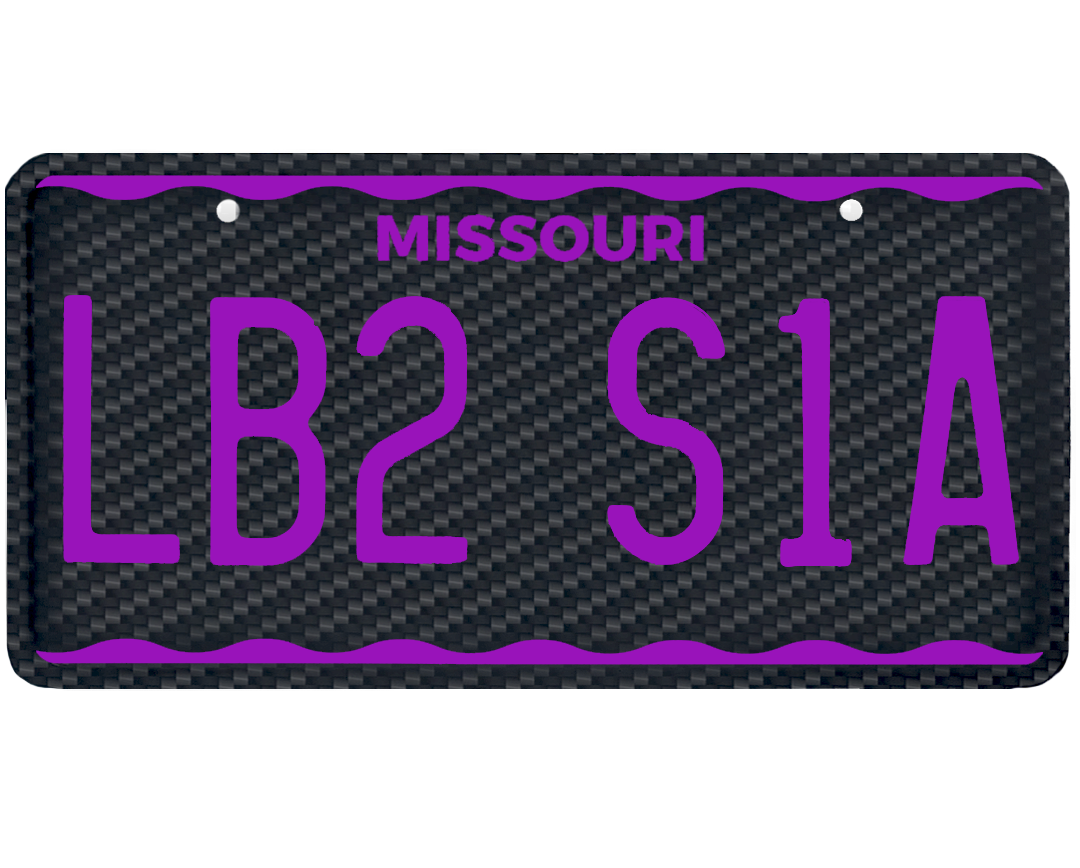 Missouri License Plate Wrap Kit