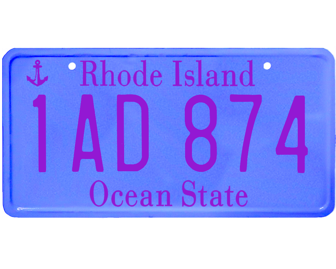 Rhode Island License Plate Wrap Kit