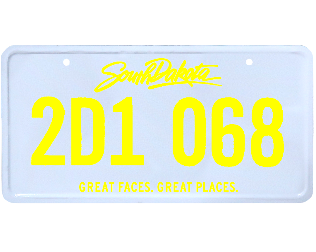 South Dakota License Plate Wrap Kit – PlateWraps