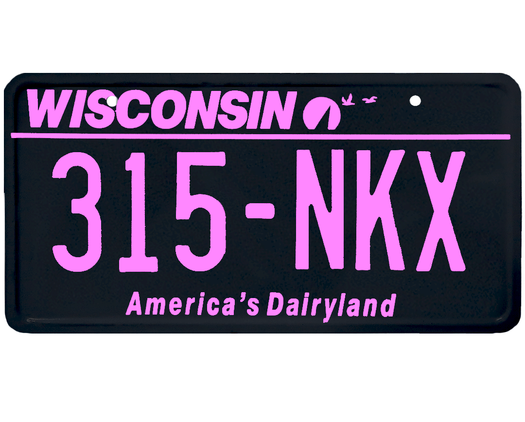 Wisconsin License Plate Wrap Kit